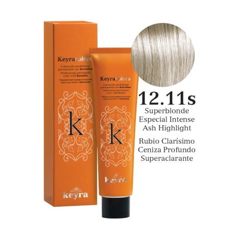 Keyra Barva na vlasy č. 12.11s (Speciální superblond intenzivní výrazná popelavá )