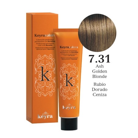 Keyra Barva na vlasy č. 7.31 (Popelavá zlatá blond)